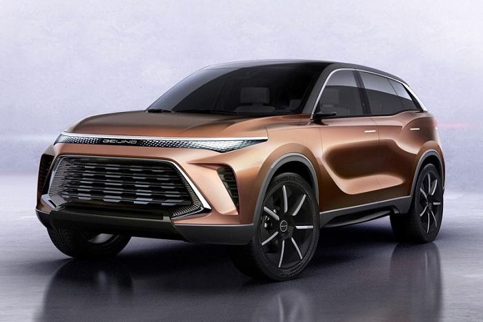 继承概念车设计 有望6月份上市 BEIJING X7将于北京车展首发