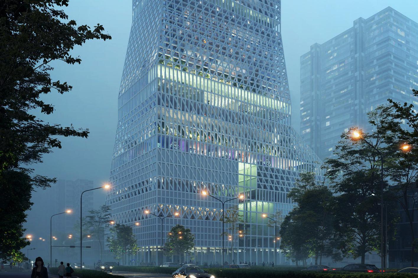 即将崛起的商业大楼：深圳福田市民文化中心建筑设计一等奖作品