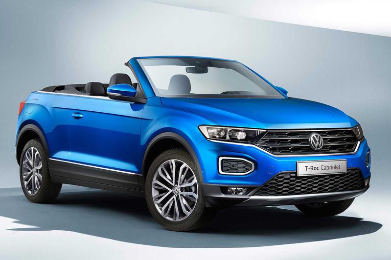更个性的选择/9月法兰克福车展亮相 大众T-Roc敞篷版官图发布
