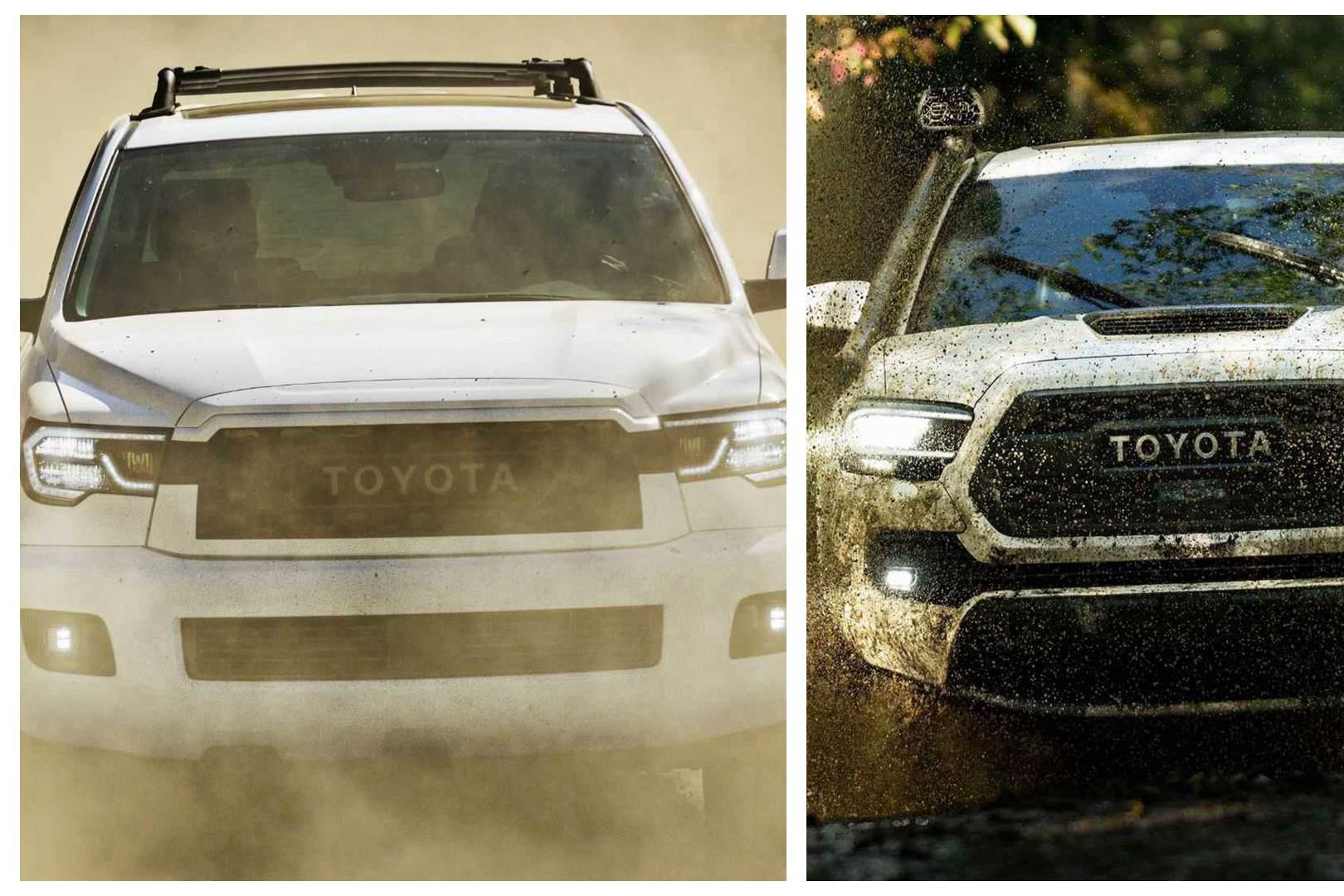 丰田全尺寸SUV红杉推出TRD越野专业版，中型皮卡Tacoma小改款