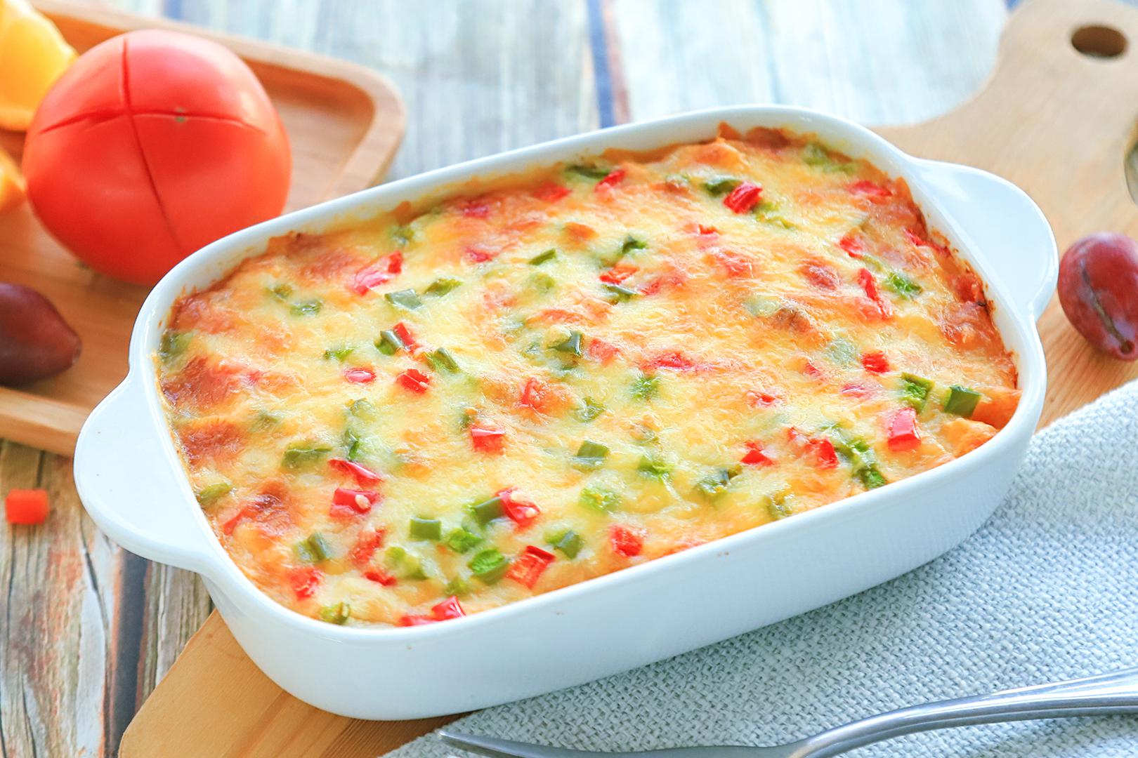 手绘芝士焗饭菜单设计