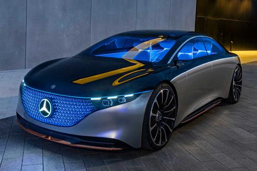 法兰克福车展：奔驰VISION EQS，电动的S级！