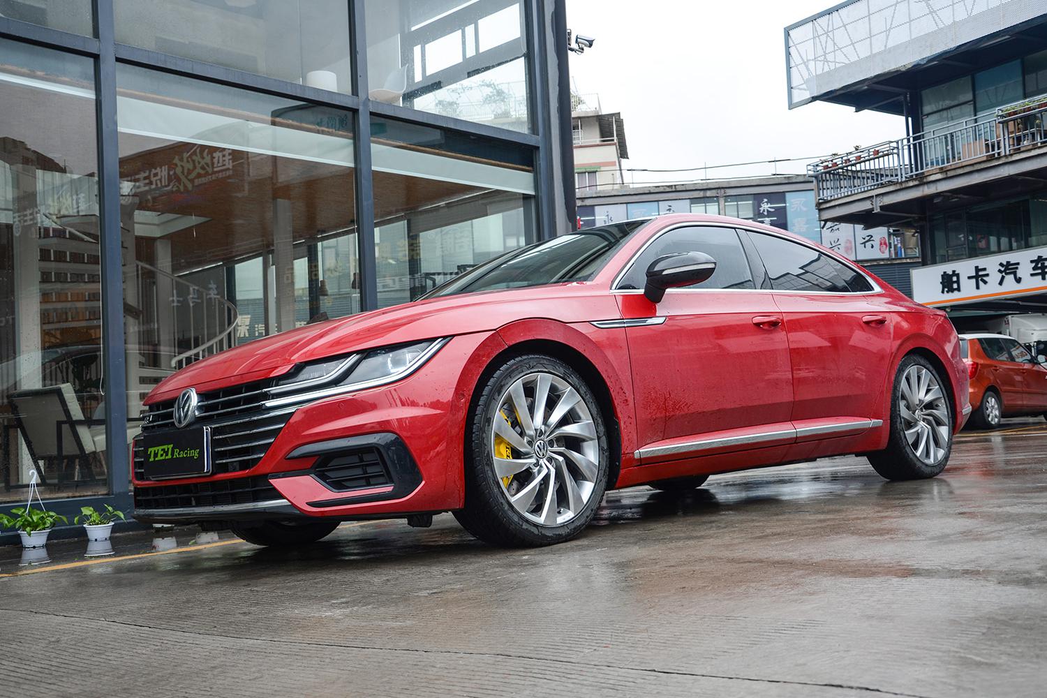 新大众CC改装德国TEI Racing刹车套装作业
