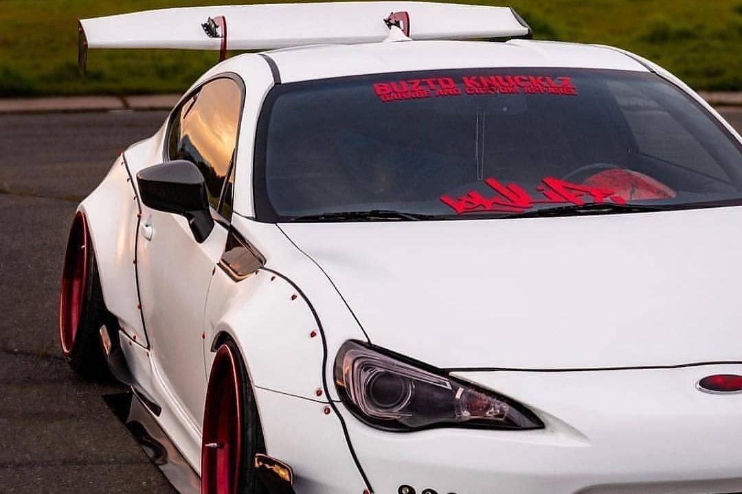 这辆丰田GT86的改装风格十分另类！