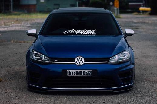 一台拥有“深邃眼神”的大众高尔夫R！