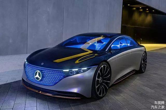 奔驰VISION EQS概念车亮相广州车展，WLTP工况综合续航700km