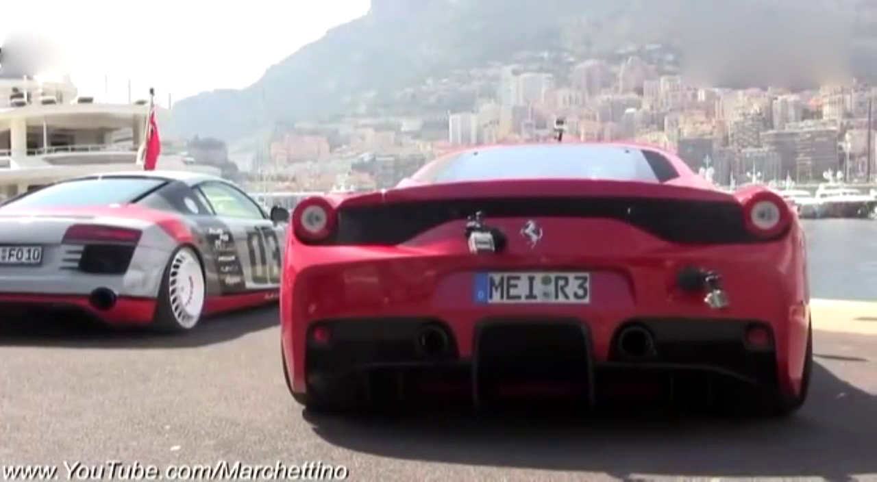 各种法拉利跑车第一视角驾驶体验 感受一下V8的霸气