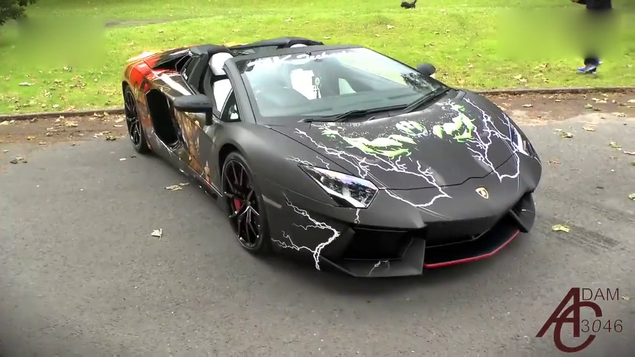 兰博基尼各大造型奇特超级跑车上街引围观