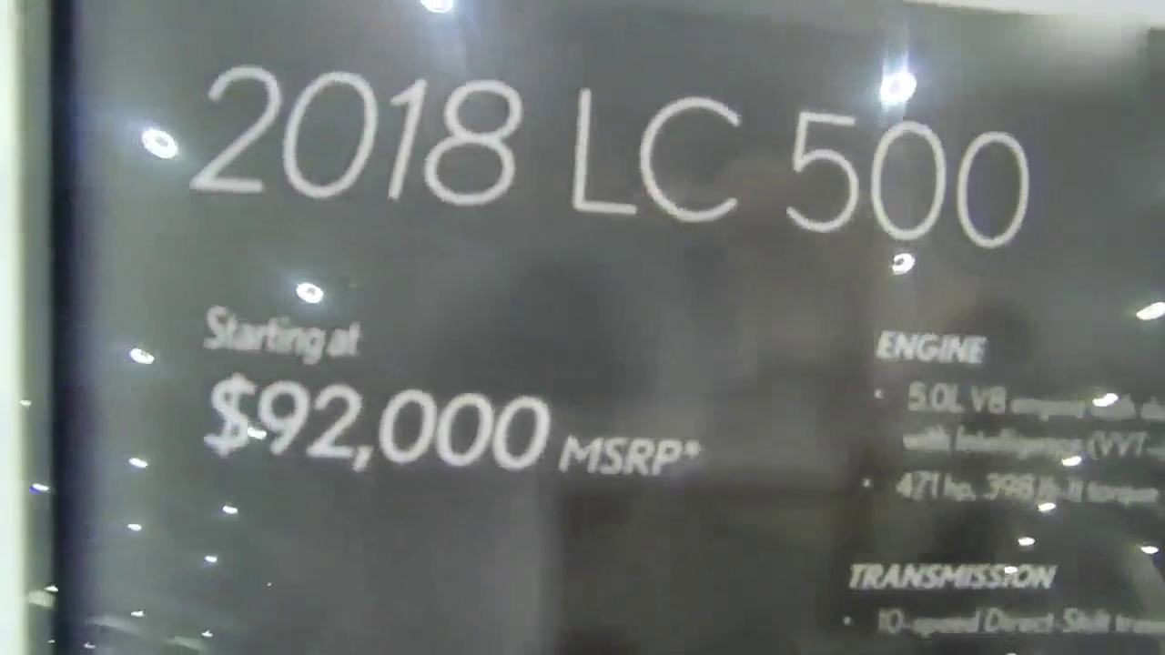 最美豪华跑车 2018款雷克萨斯LC 500 静态