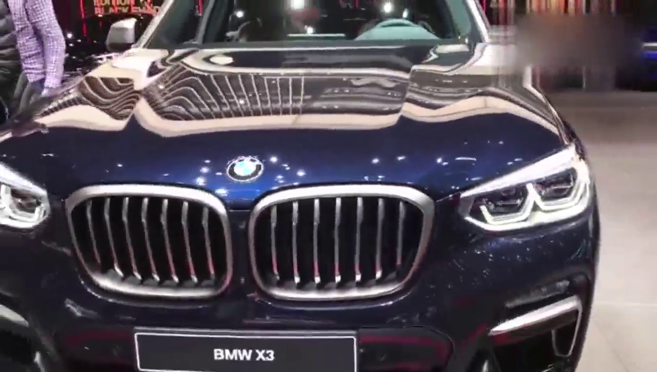 车展实拍2018款宝马X3！