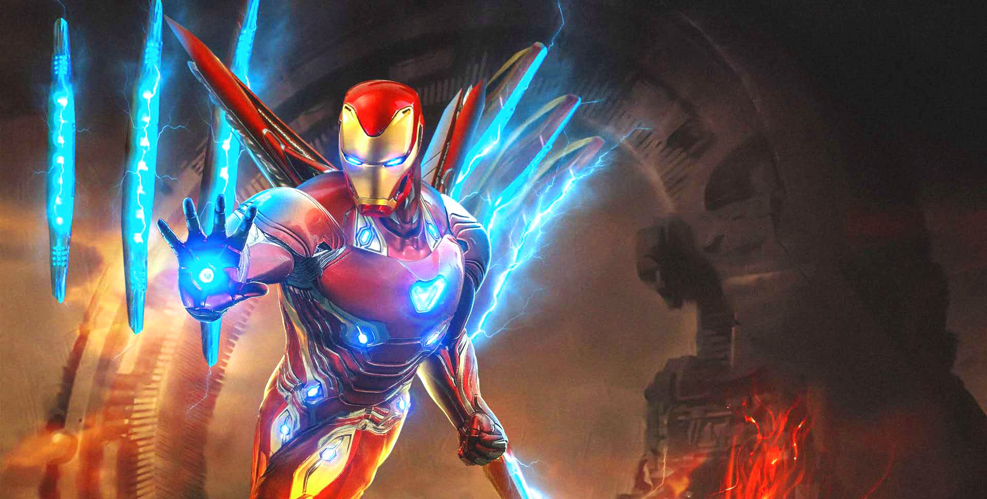 复联4钢铁侠六神高清图片,灭霸洗干净受虐吧