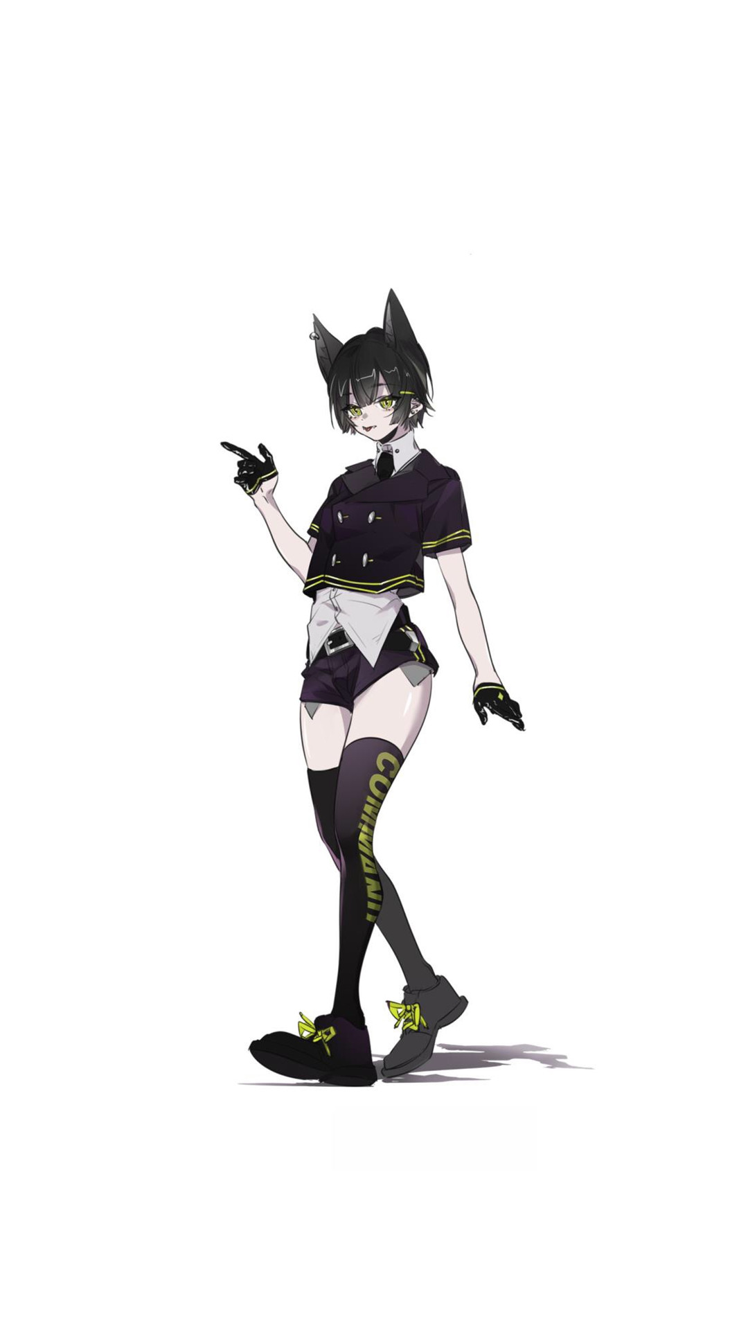 暗黑少女壁纸丨卡通可爱丨情感文字丨清新简约