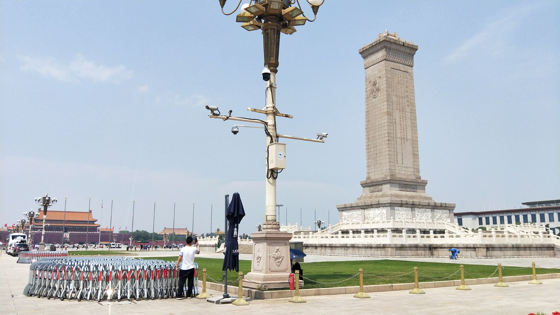 4K北京地标人民英雄纪念碑实拍视频视频特效素材-千库网