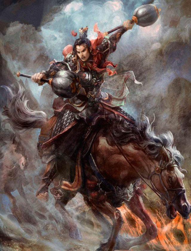 清朝第一武将,岳飞21世嫡孙,双锤重达100多斤,可信吗?