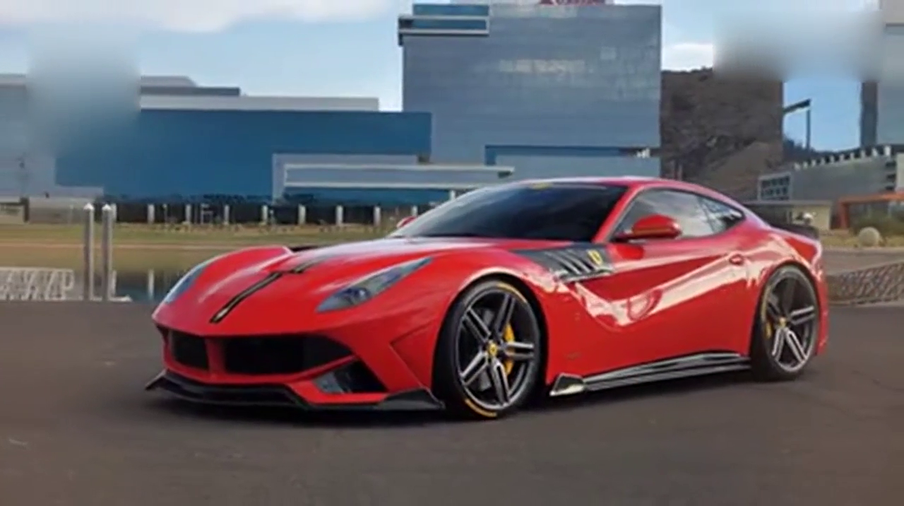 法拉利F12 SVR超级跑车，优雅设计优质工艺加持，这绝对不是游戏