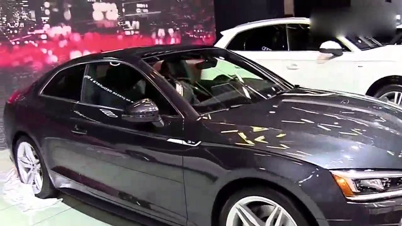 2018款奥迪A5车展首现 外观有麟有角十分霸气