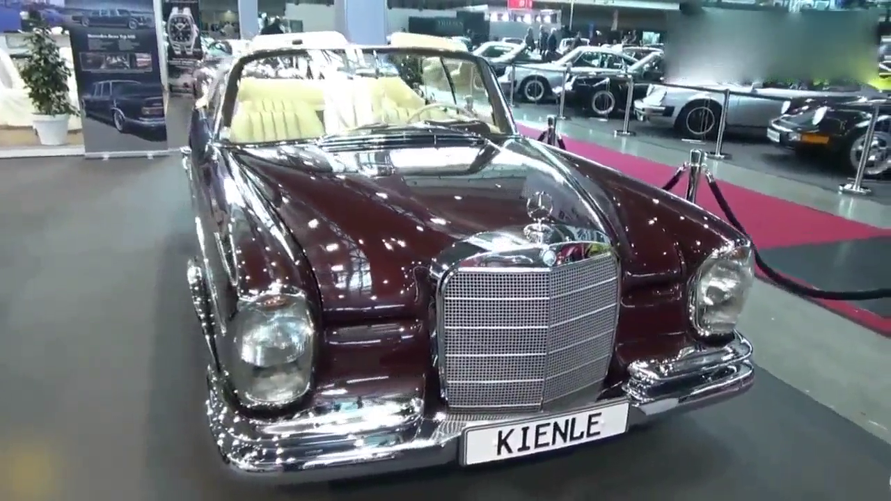 1966年梅赛德斯奔驰300SE敞篷车， 外观和内饰，豪华！