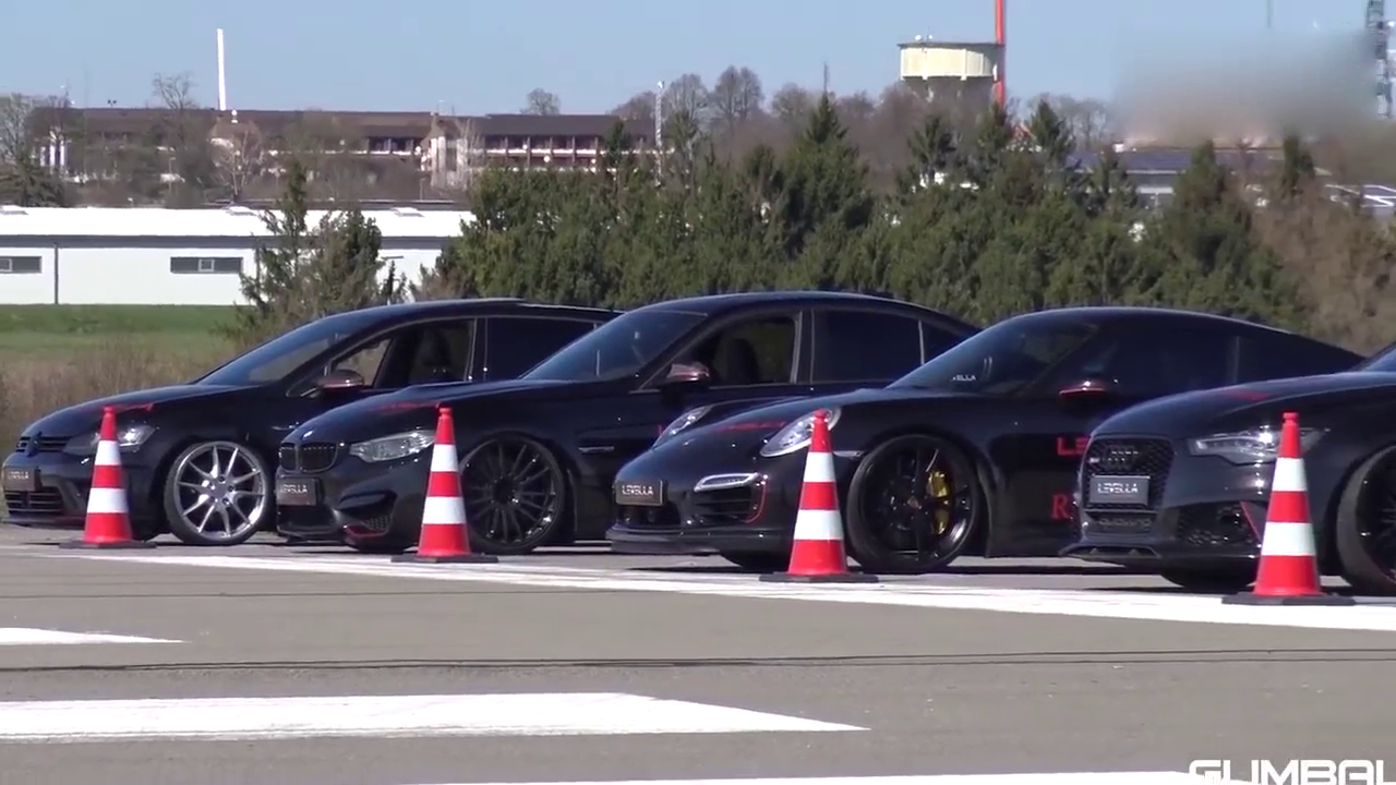 10辆跑车直线驾驶，贵就是有贵的道理