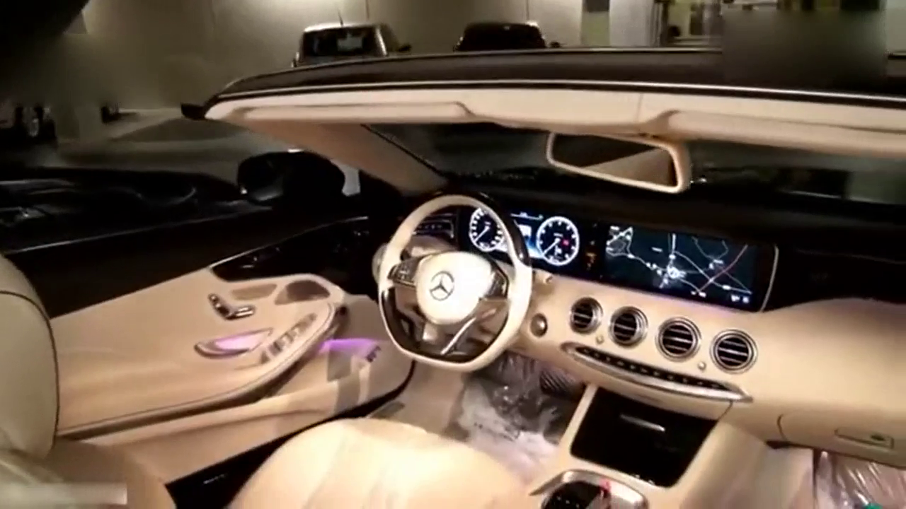 一键启动奔驰S级跑车，才知道人性化的座椅和安全带