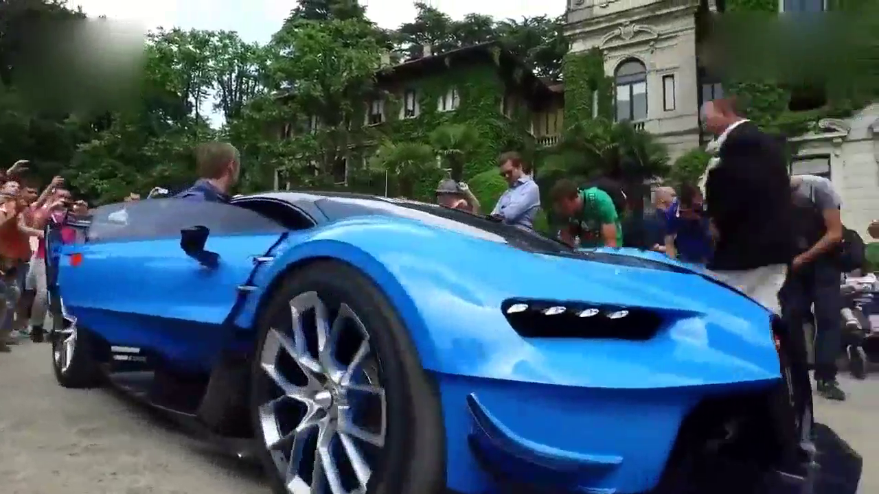 开4000万布加迪跑车那一刻，工作人员都紧张了