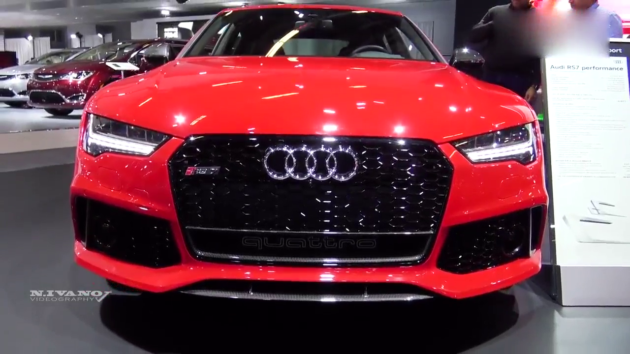 披着西装的“暴徒”！2018 奥迪Audi RS 7车展实拍
