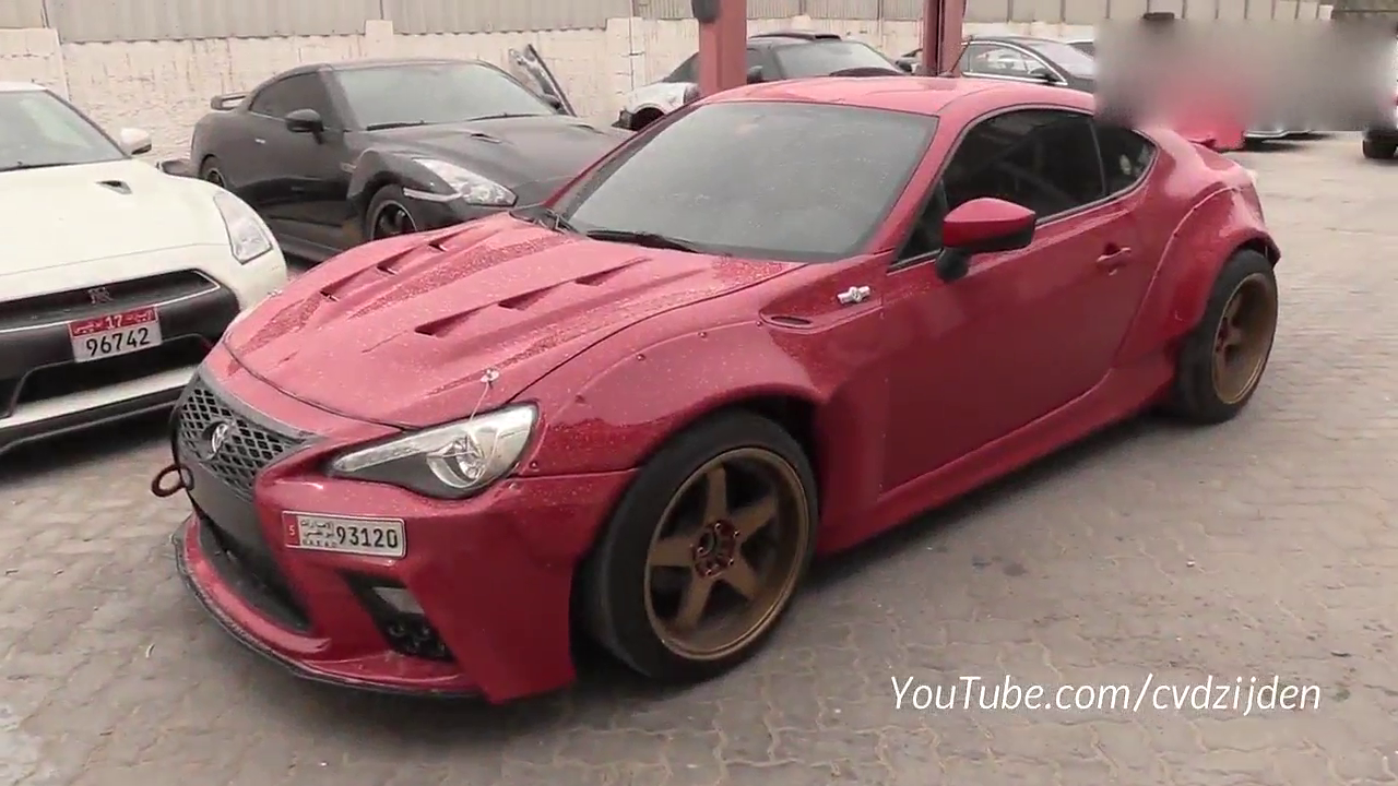 1000马力丰田GT86 双涡轮增压发动机改装车