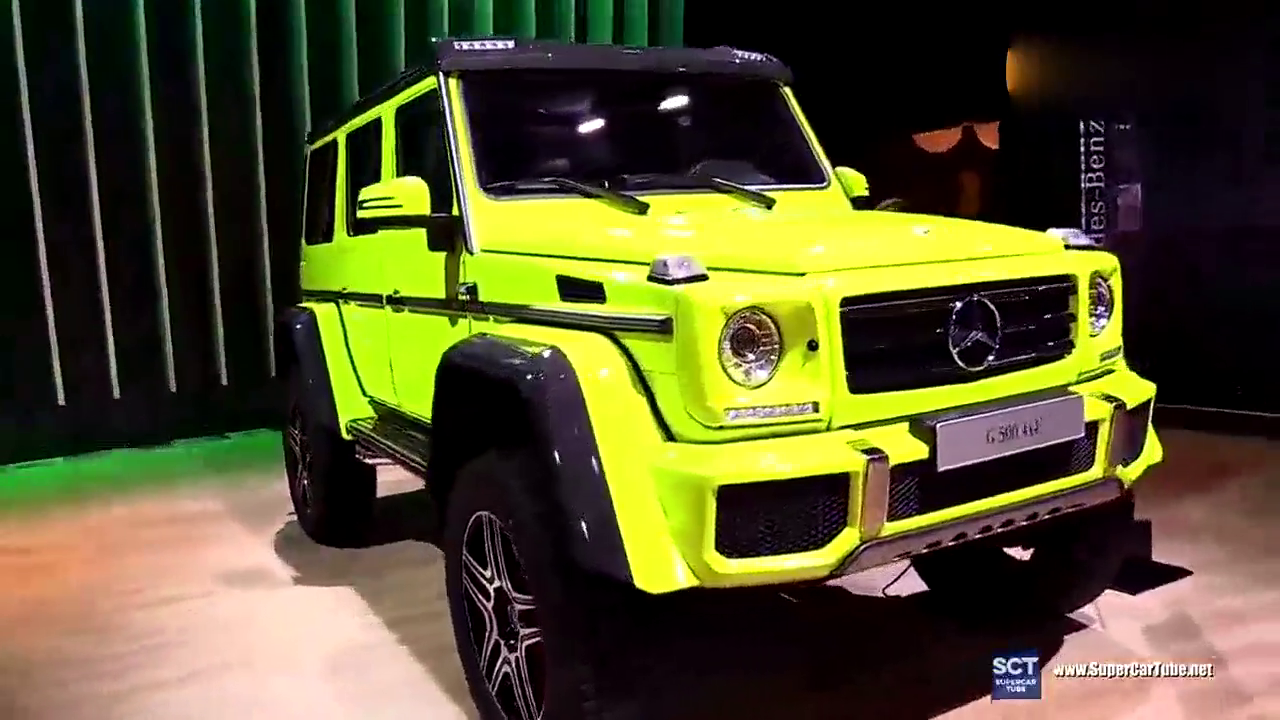 颜色亮性子急 车展实拍奔驰G 500 4x4
