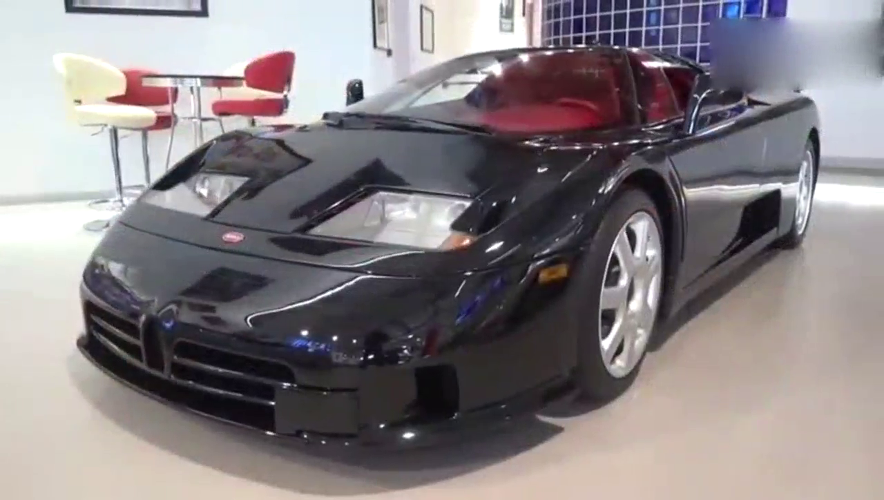 跨时代的杰作 布加迪EB110车展静态展示