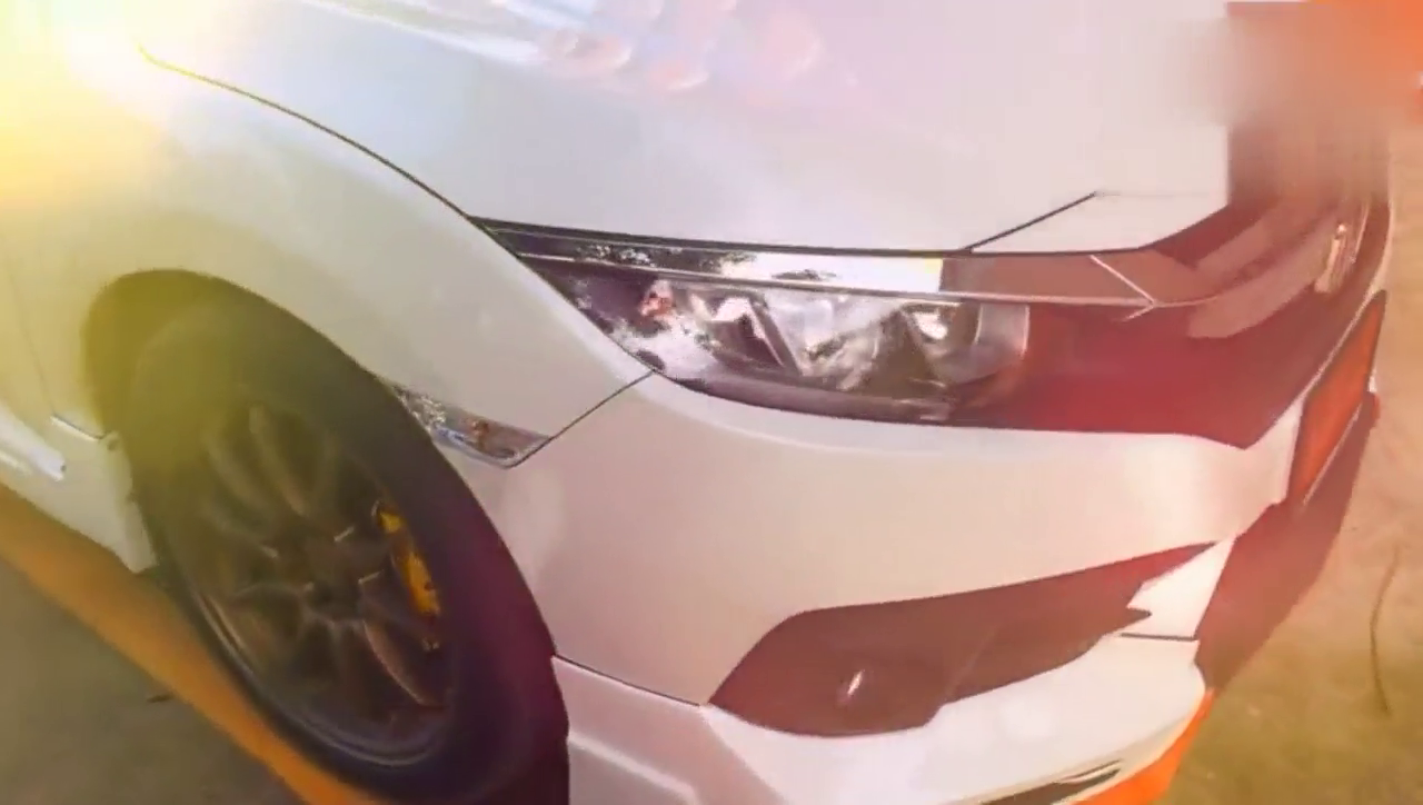 造型迷人似跑车，实拍改装第十代本田思域