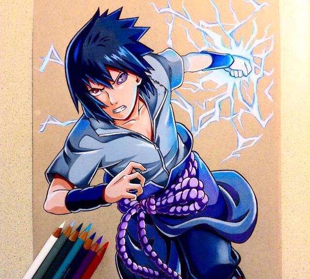 彩铅动漫人物画大全