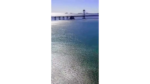 大连跨海大桥简直太美了不愧是一道美丽的风景线