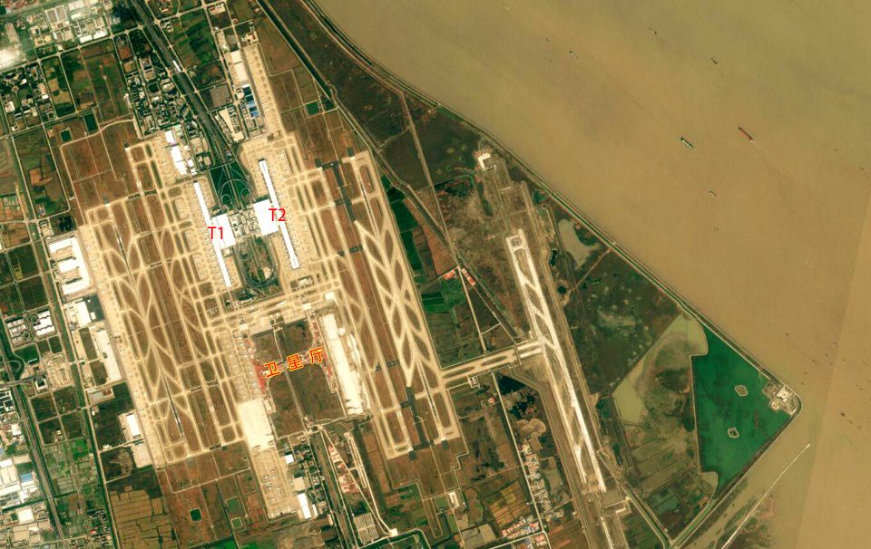 世界上最大的单体卫星厅,下半年在上海浦东国际机场启用