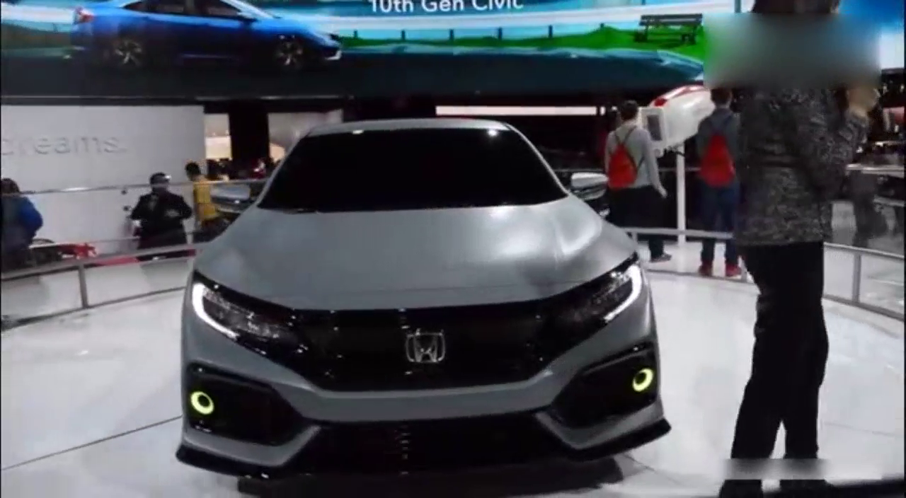 国内恐无缘 车展详拍本田思域两厢版 颜值帅出天际