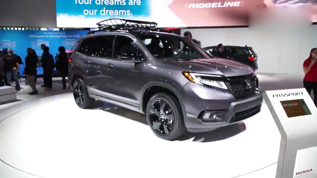 怒怼丰田汉兰达 ，2019款本田Passport车展实拍