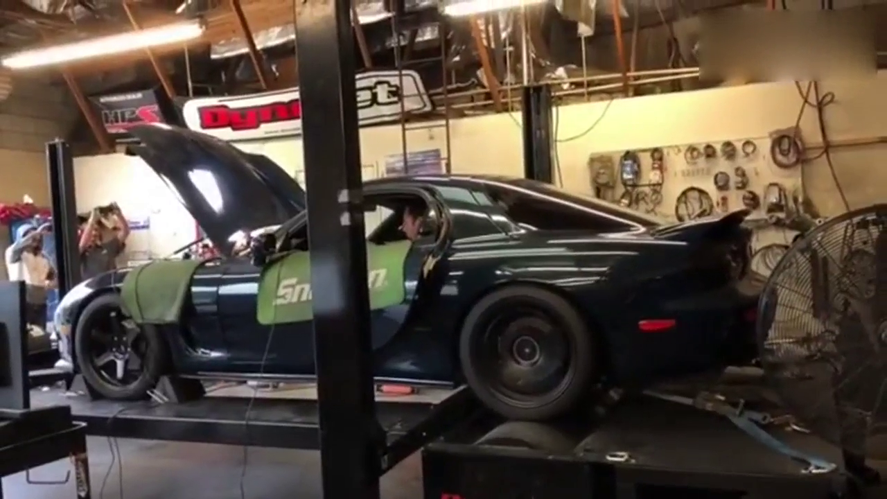 改装车的马力氮气测试