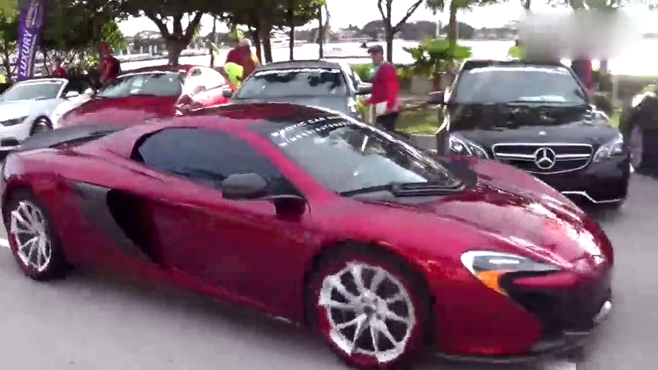 土豪的周末就是不一般，超级跑车天籁声浪来助威