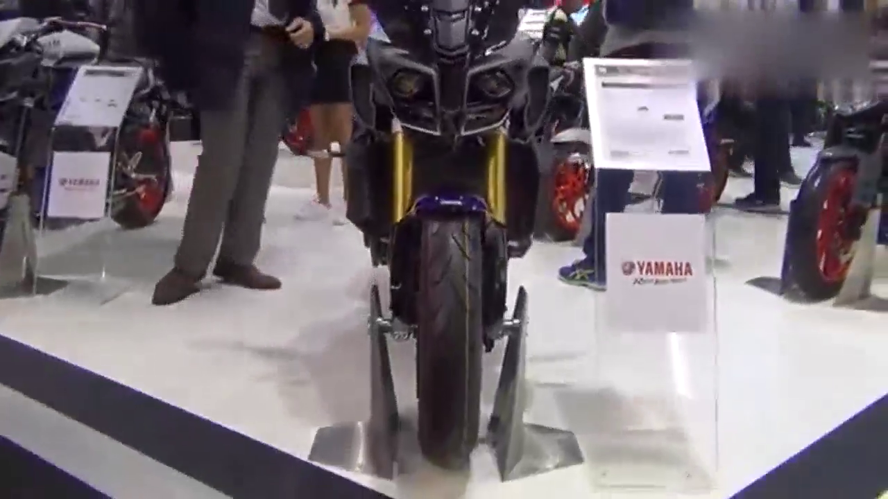 实拍车展！雅马哈MT10 SP摩托车重磅来袭