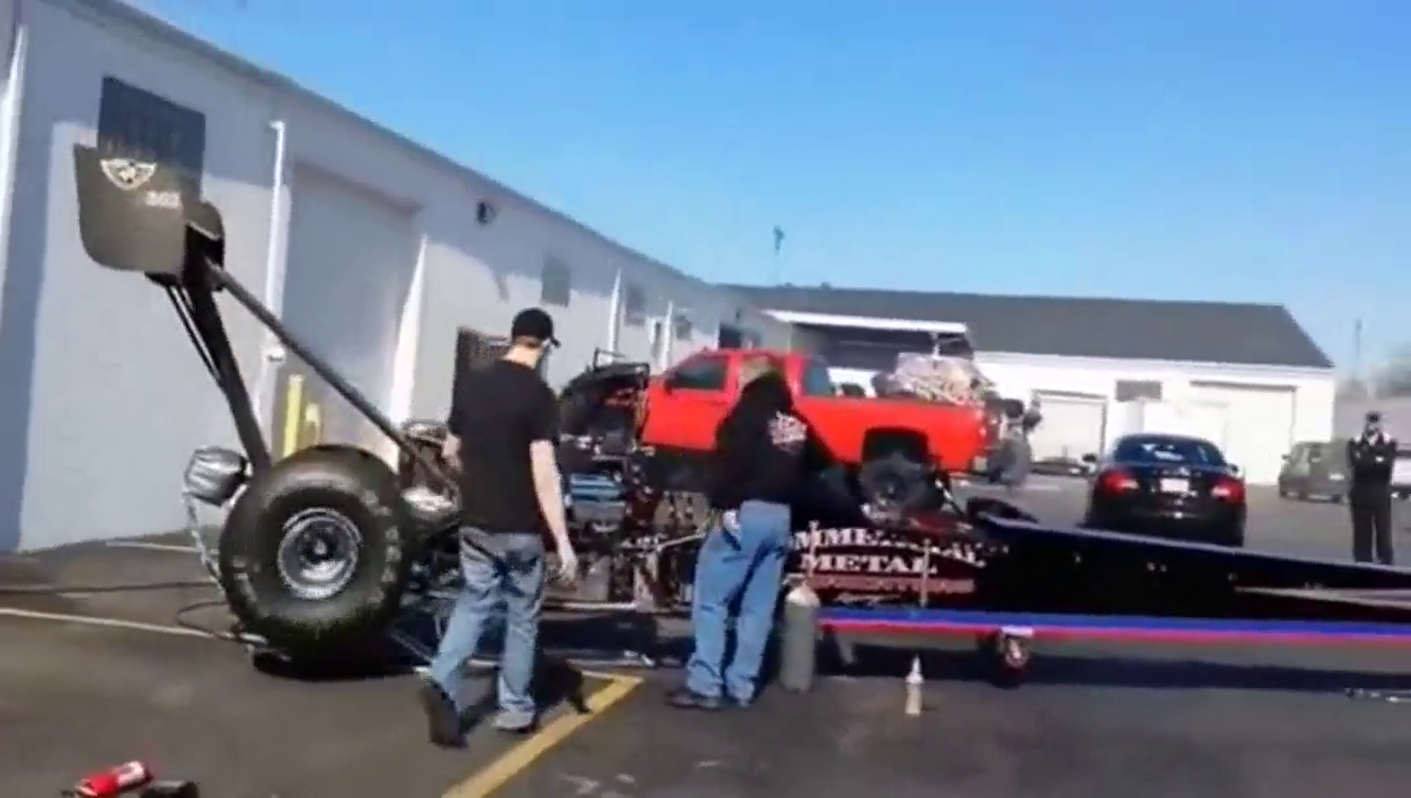 4000马力以上的改装车见过吗, 隔着屏幕都能感觉到它的霸气