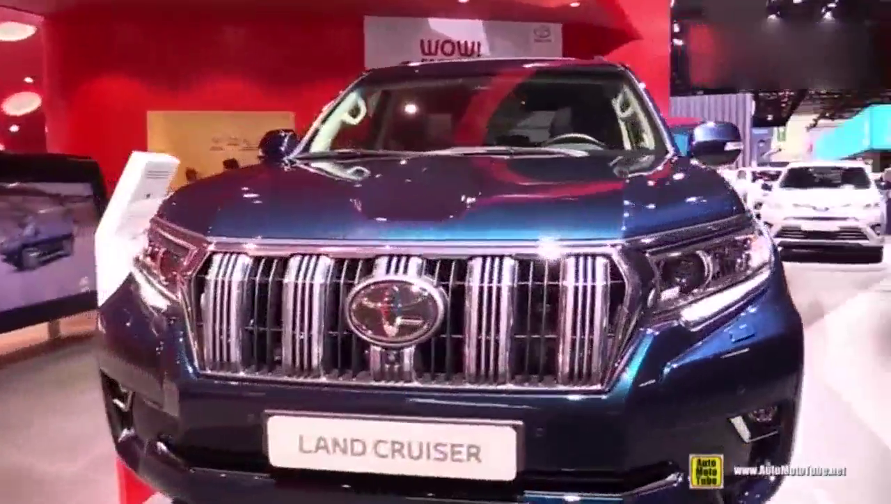 2018款丰田普拉多车展内外实拍