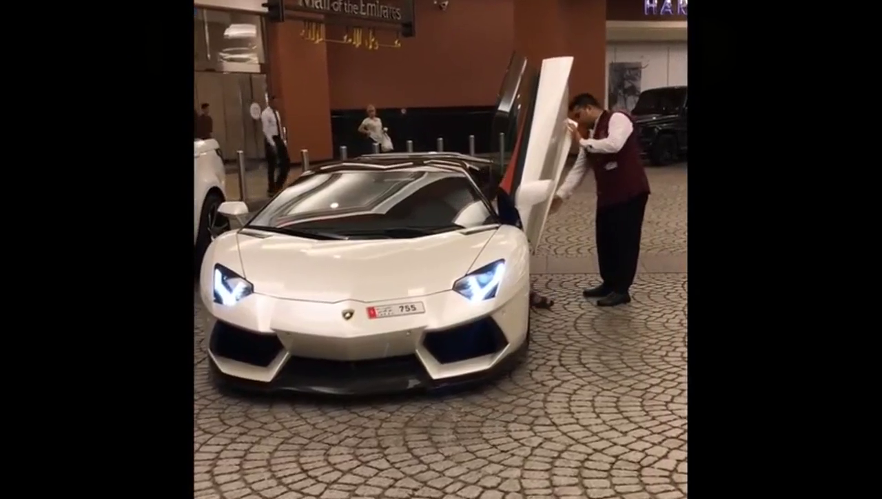 兰博基尼 剪刀门跑车