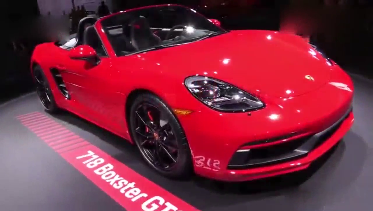 实拍 2018款保时捷718 Boxster GTS 敞篷版高级跑车