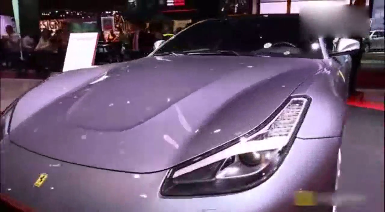 这样的跑车你见过么 车展拍法拉利GTC4 Lusso