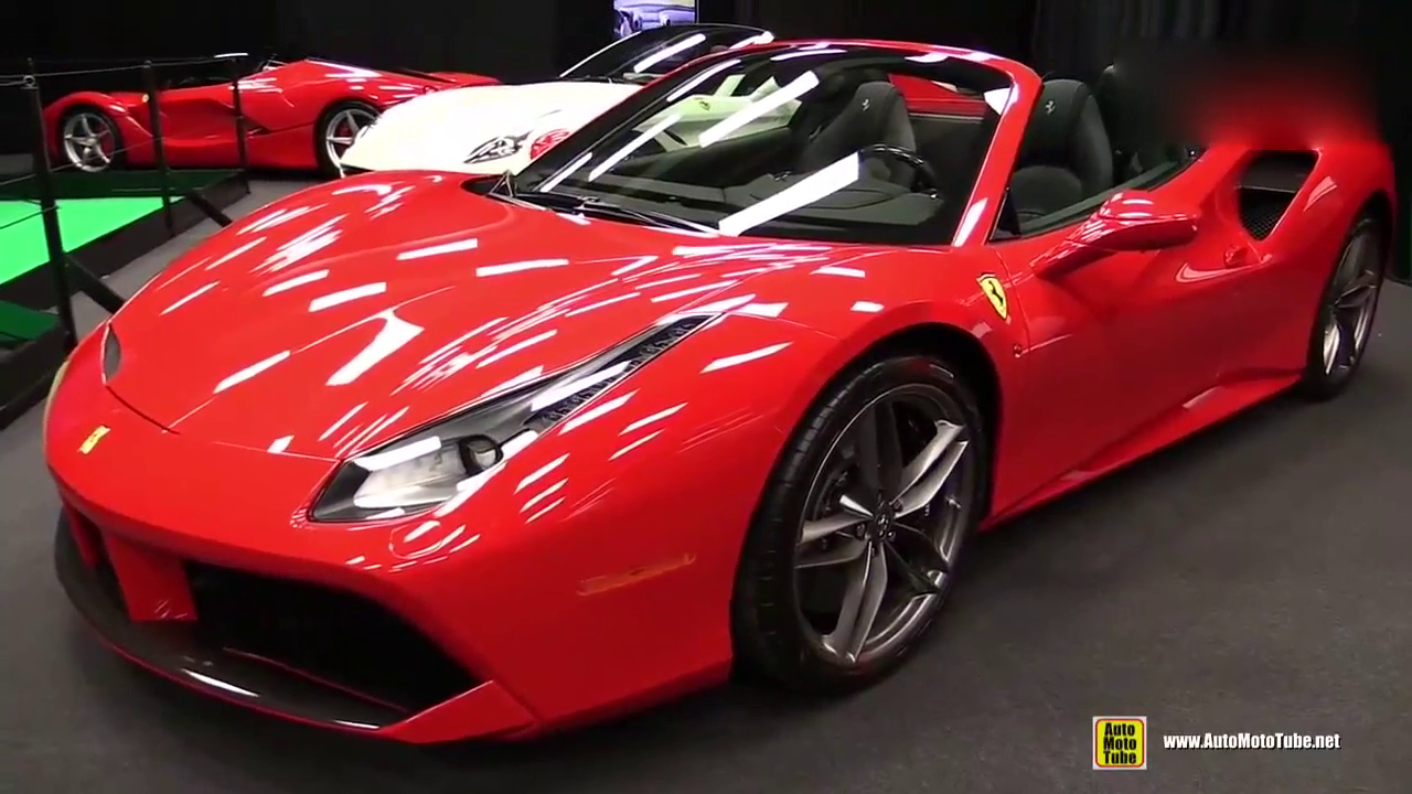 外形真是帅炸！法拉利488 GTB车展实拍