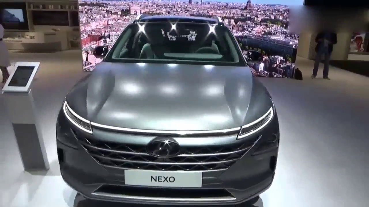 2019款现代Nexo车展实拍，外观和内饰全方位展示！