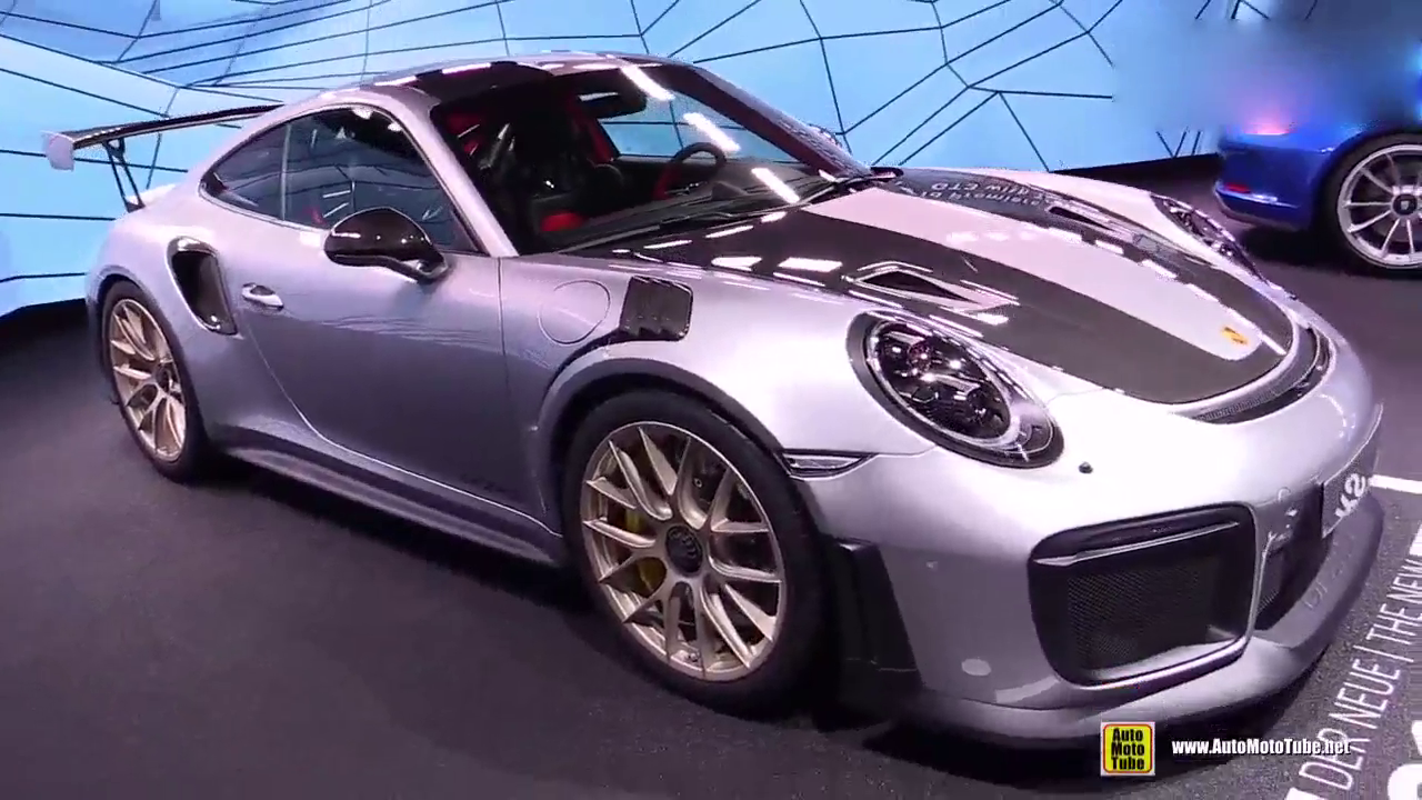 2018款保时捷911 GT2 RS超级跑车 外观和内饰实拍