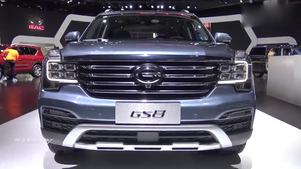 2018款广汽传祺GS8 外观和内饰底特律车展实拍