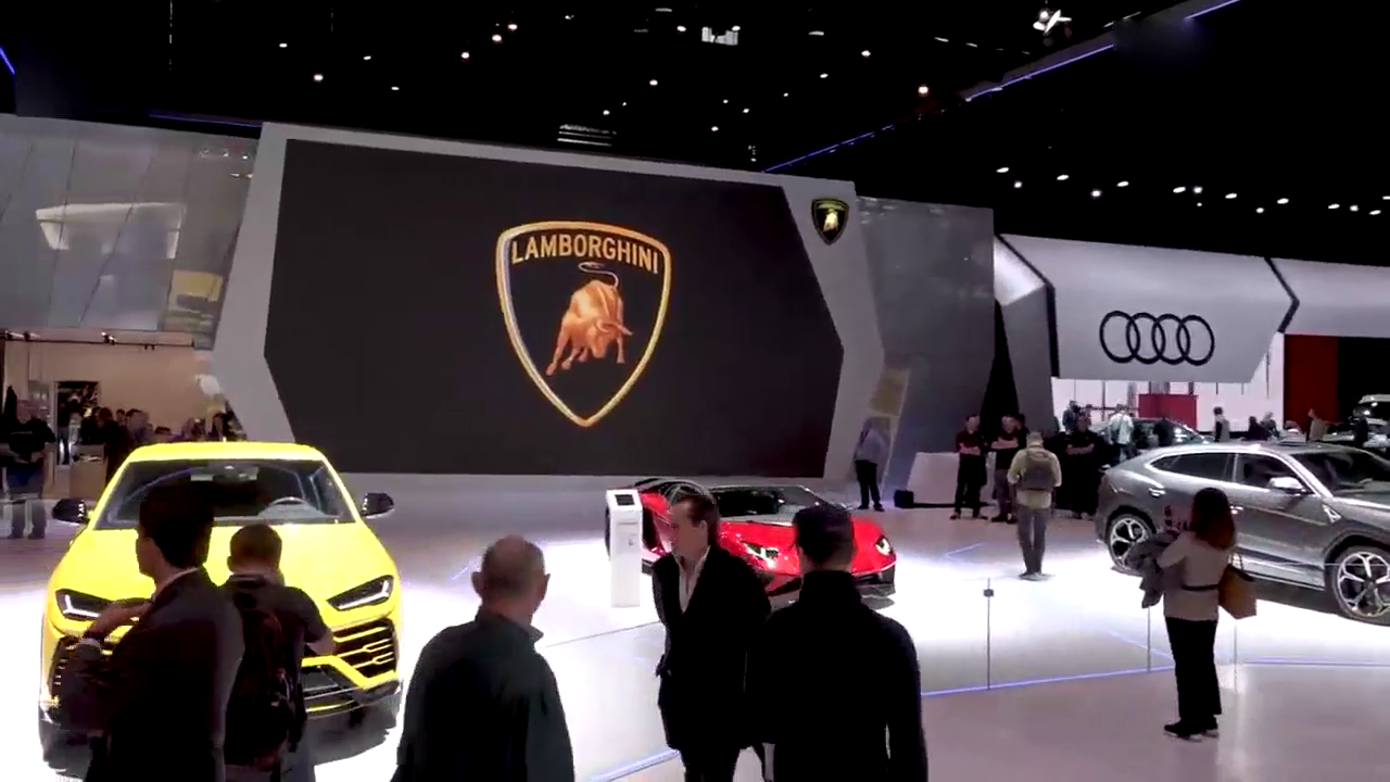 兰博基尼的SUV车型登上日内瓦车展 这线条真漂亮