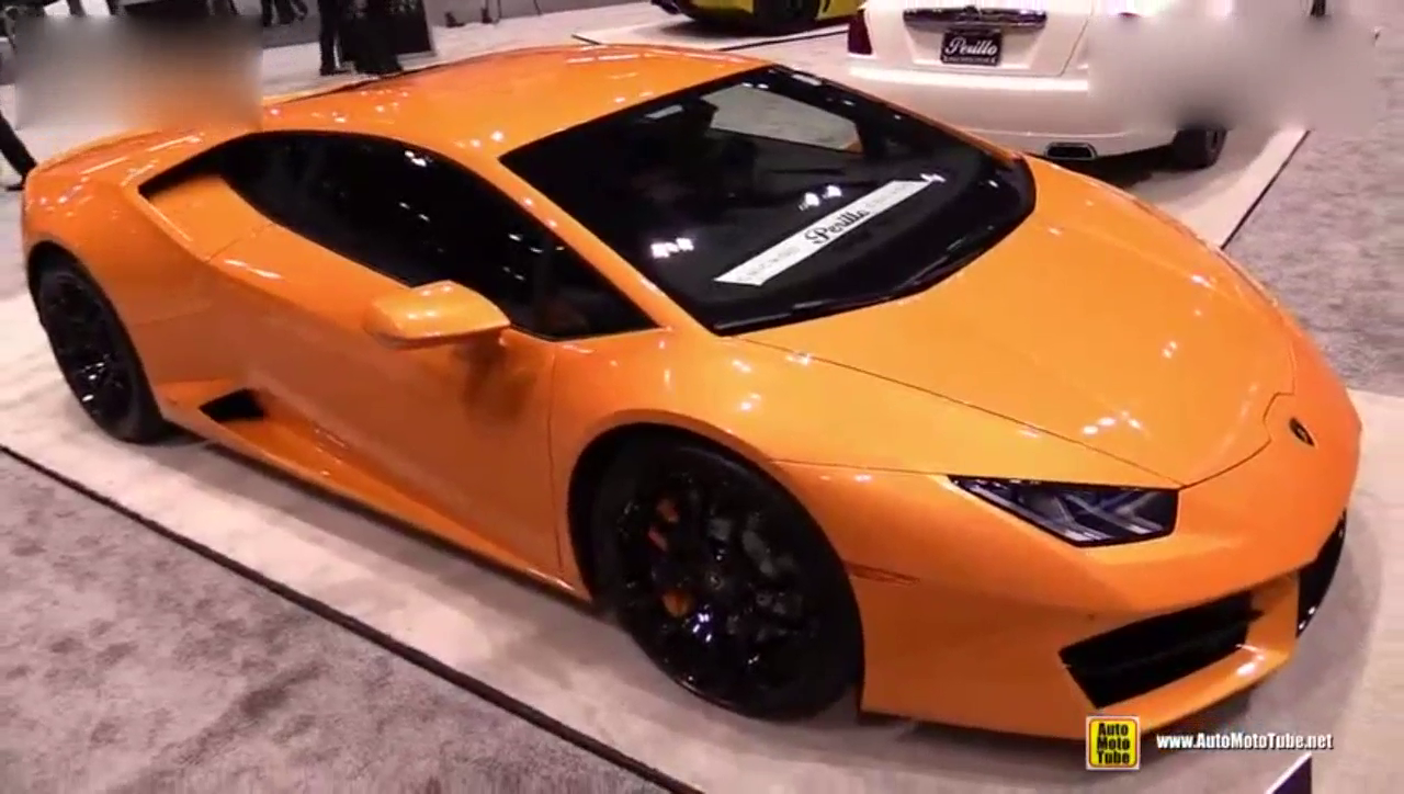 兰博基尼的飓风跑车，看着就像个大玩具！