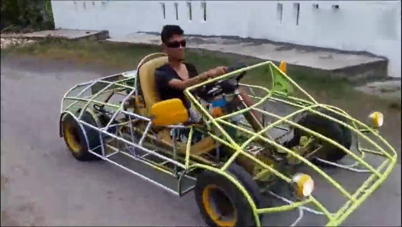 自制拉风敞篷跑车，这也太炫酷了