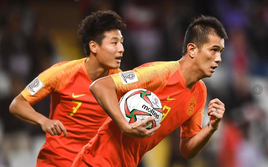 亚洲杯国足1-2逆转泰国队, 为什么肖智进球后要